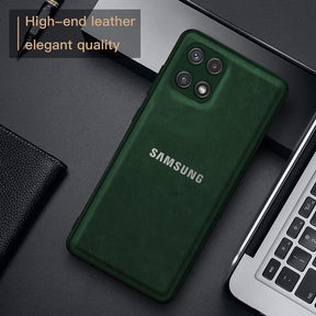 Galaxy A22 5G VINTAGE PU LEATHER PROTECTIVE BACK CASE