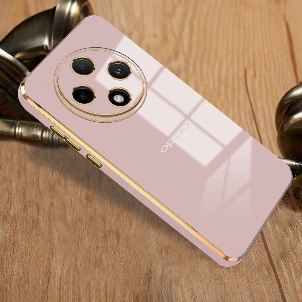 OPPO F27 PRO PLUS 5G ULTRA-SHINE GOLD ELECTROPLATED LUXURIOUS BACK CASE WITH CAMERA PROTECTION