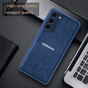 SAMSUNG Galaxy S23 5G VINTAGE PU LEATHER PROTECTIVE BACK CASE