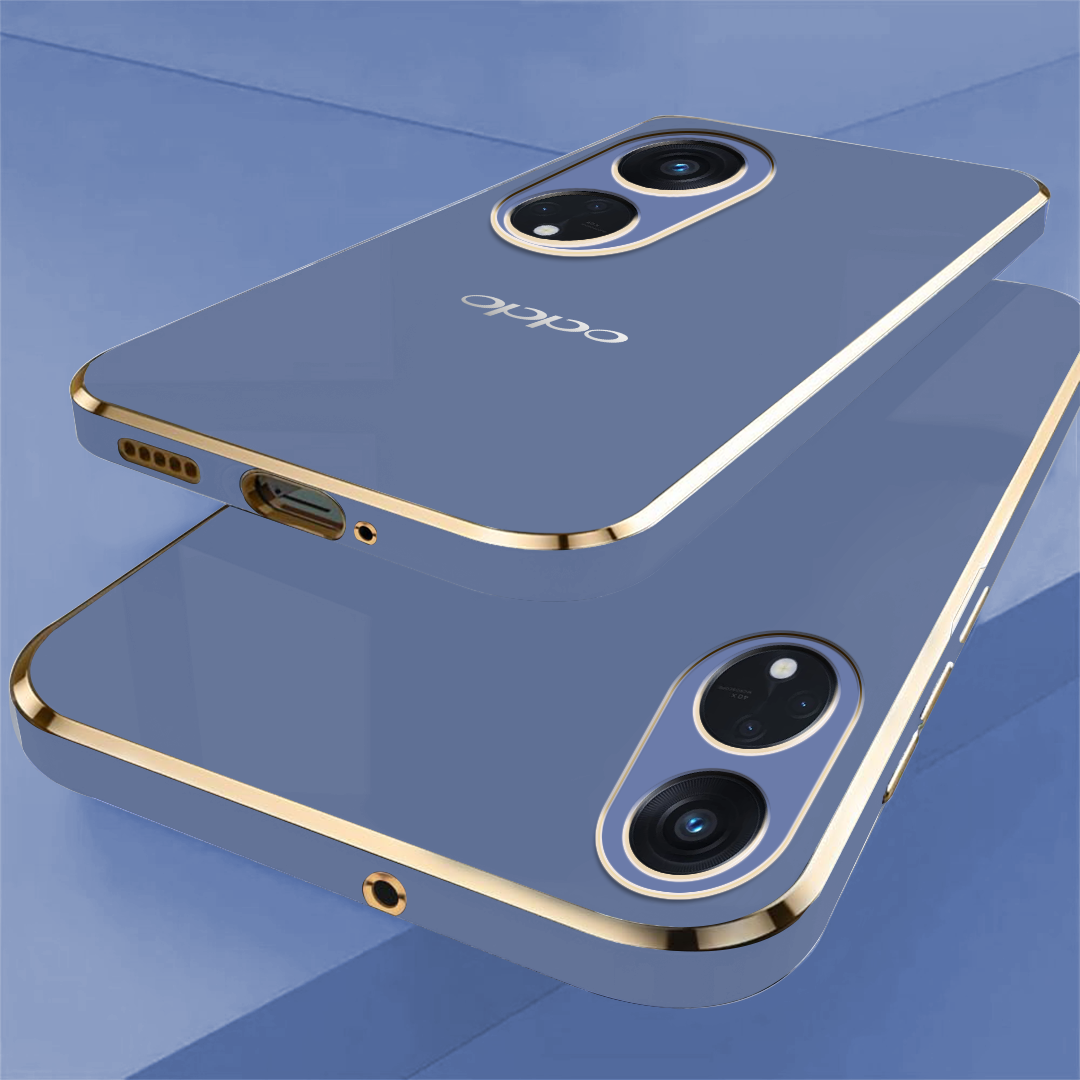 OPPO F23 5G ULTRA-SHINE GOLD ELECTROPLATED LUXURIOUS  BACK CASE WITH CAMERA PROTECTION