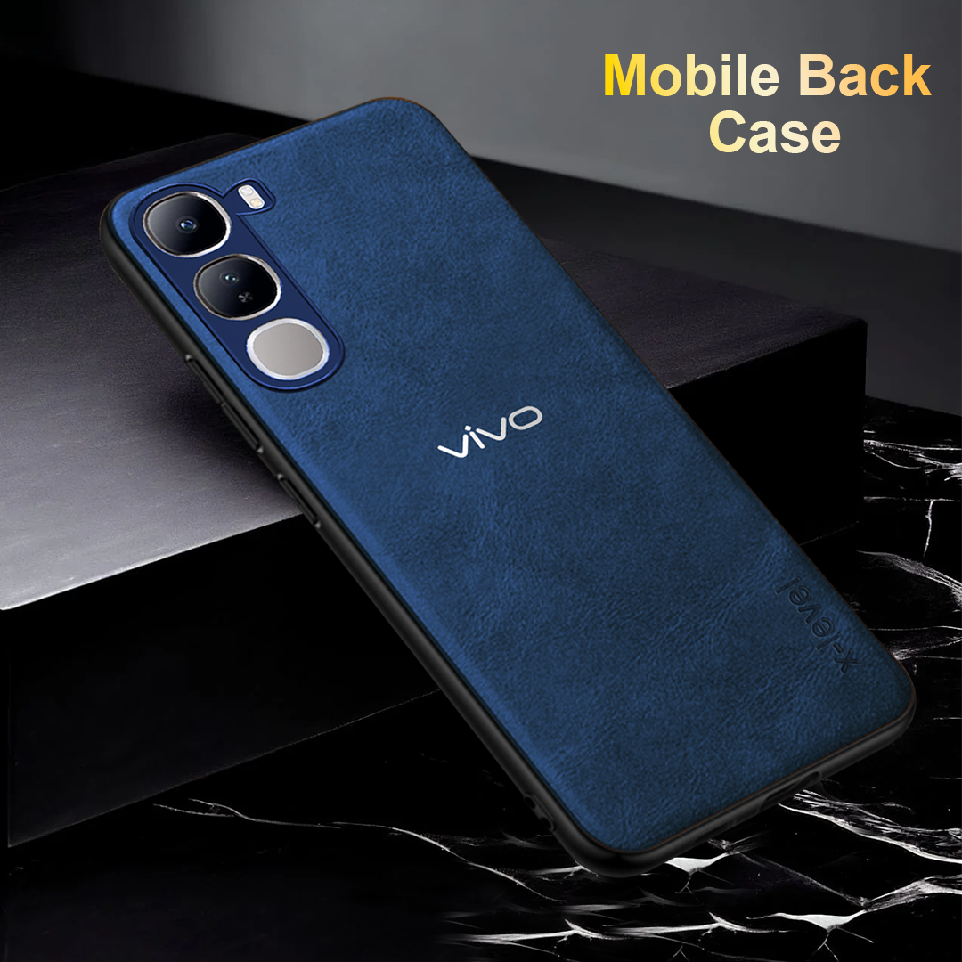 VIVO Y300 5G VINTAGE PU LEATHER PROTECTIVE BACK CASE