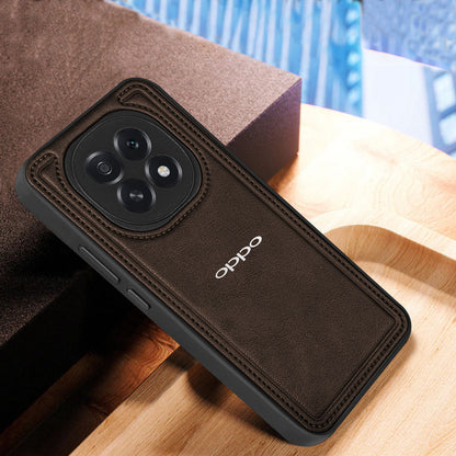 OPPO F29 5G Vintage Leather Stitched Protective Back Case