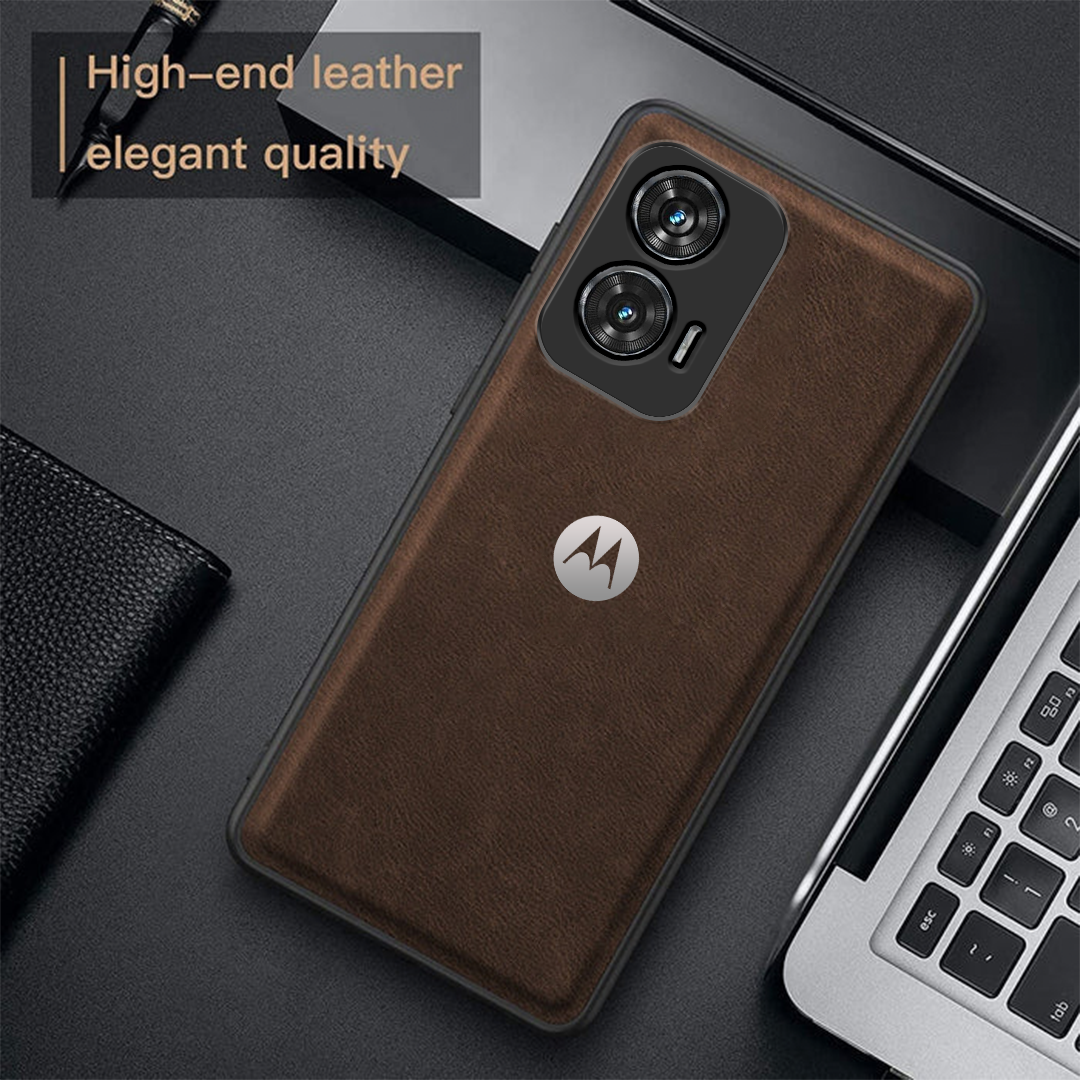 MOTOROLA EDGE 50 FUSION 5G VINTAGE PU LEATHER PROTECTIVE BACK CASE