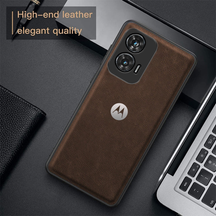 MOTOROLA EDGE 50 FUSION 5G VINTAGE PU LEATHER PROTECTIVE BACK CASE