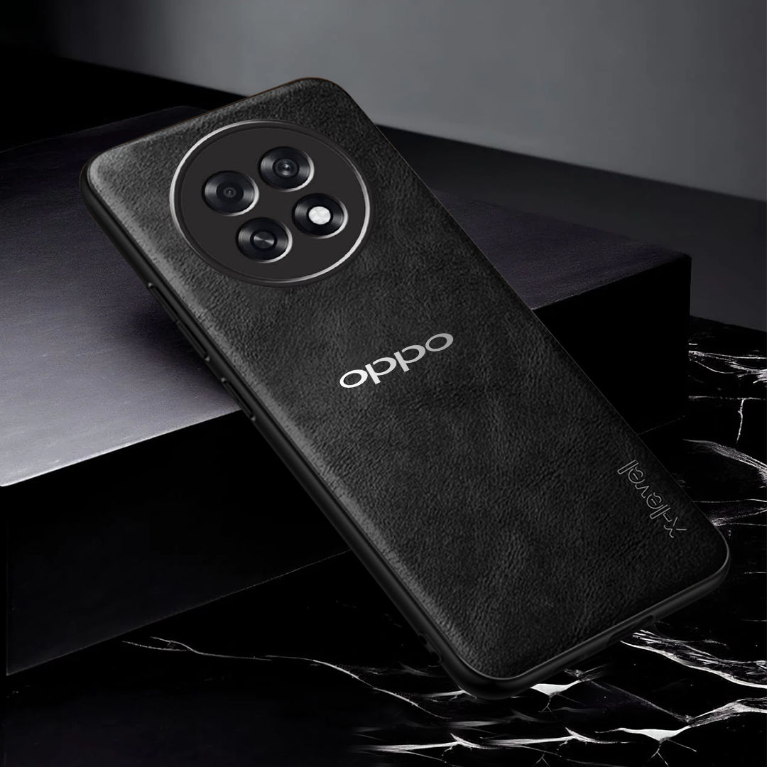 OPPO F31 PRO PLUS PU LEATHER PROTECTIVE BACK CASE WITH CAMERA PROTECTION