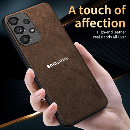 Galaxy A33 5G VINTAGE PU LEATHER PROTECTIVE BACK CASE