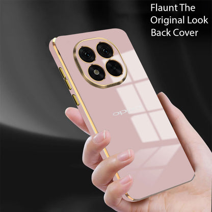 OPPO F29 5G ULTRA-SHINE GOLD ELECTROPLATED LUXURIOUS BACK CASE WITH CAMERA PROTECTION