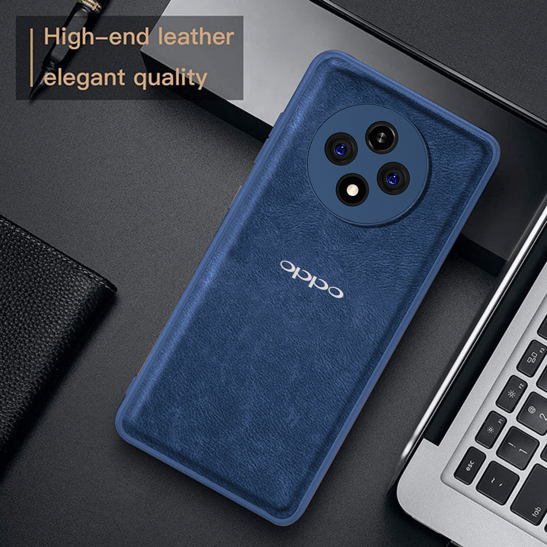 OPPO F27 5G VINTAGE PU LEATHER PROTECTIVE BACK CASE