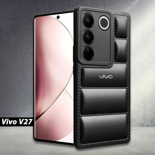 VIVO V27 5G The Puffer Edition Soft Material Down Jacket Phone Case