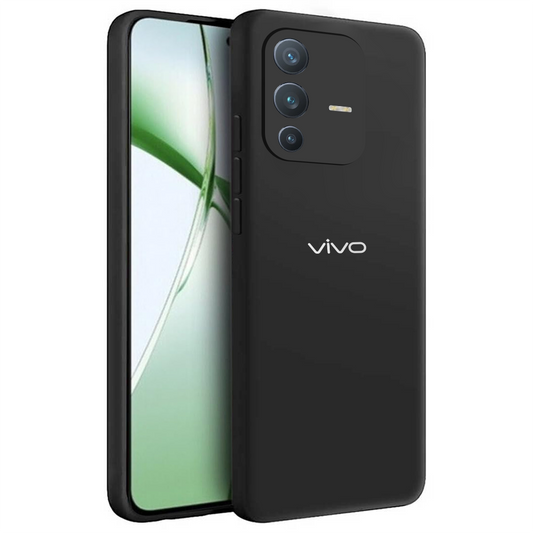 VIVO V23 5G Liquid Silicone Velvet-Touch Silk Finish Protective Back Case