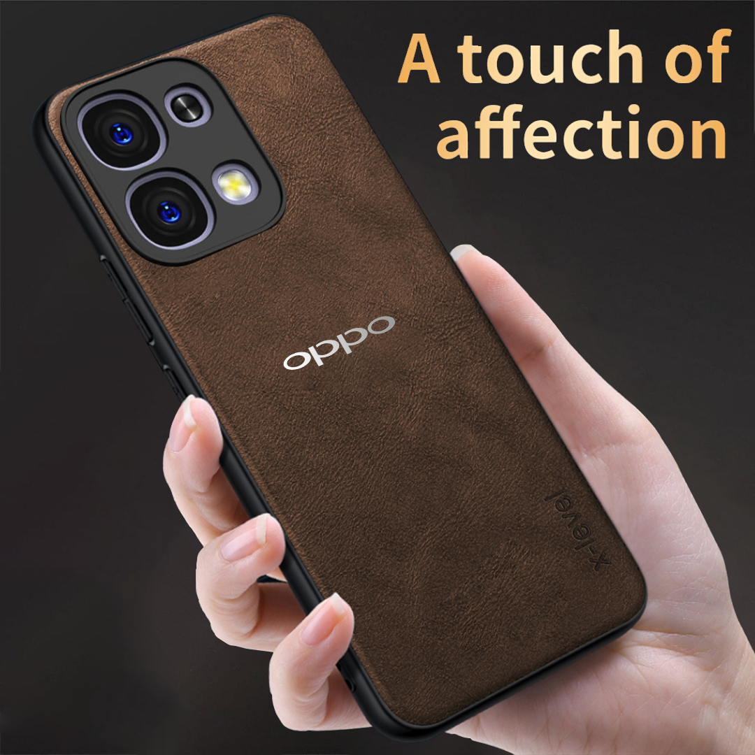 OPPO F31 5G PU LEATHER PROTECTIVE BACK CASE WITH CAMERA PROTECTION