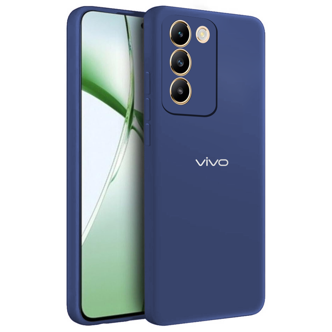 VIVO Y2OOE 5G Liquid Silicone Velvet-Touch Silk Finish Protective Back Case