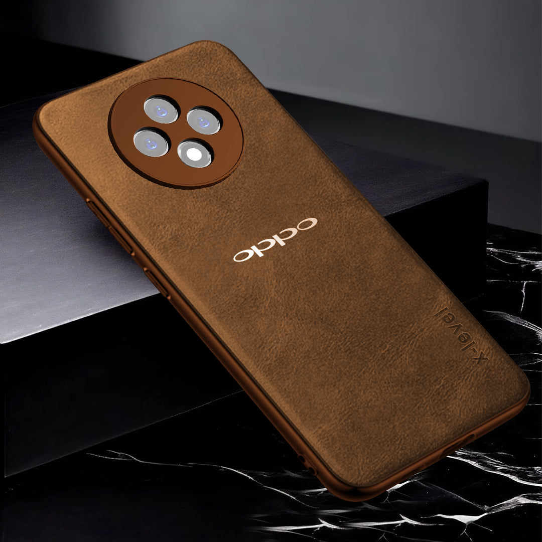 OPPO F27 PRO PLUS 5G VINTAGE PU LEATHER PROTECTIVE BACK CASE