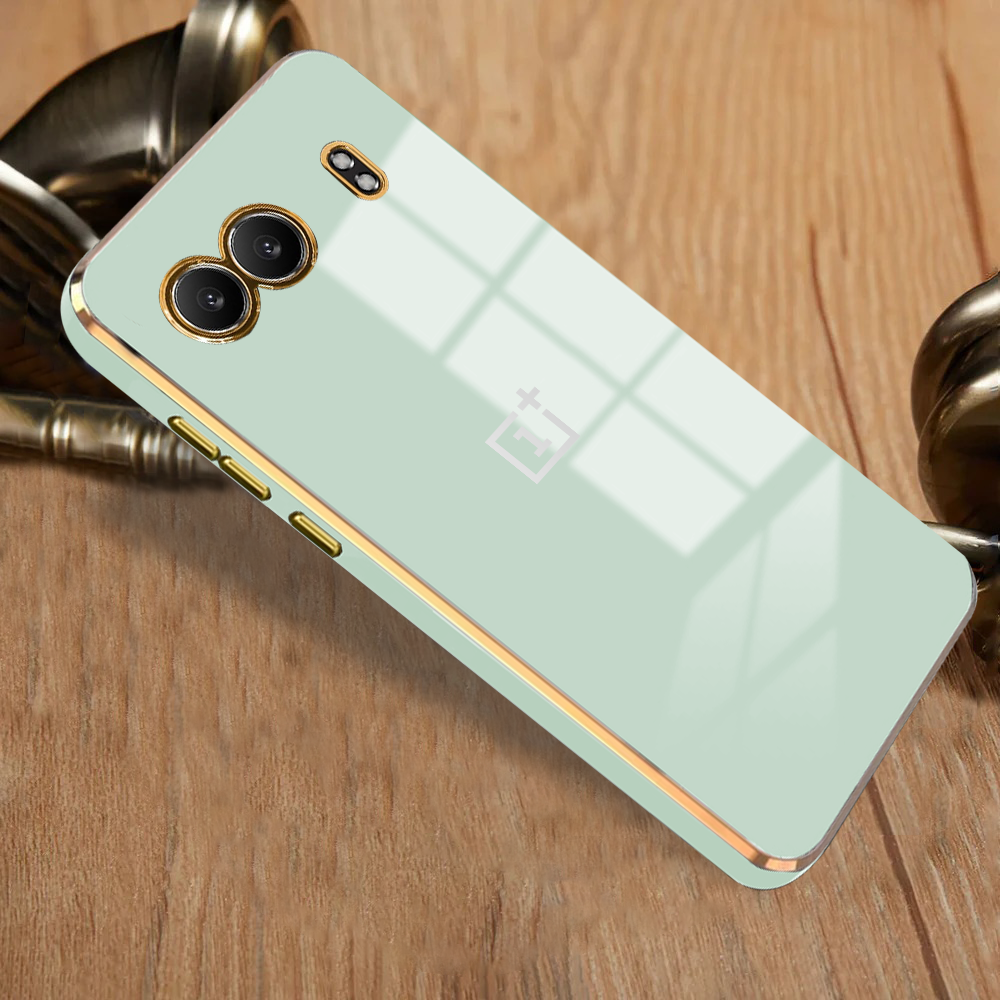 ONEPLUS NORD 4 5G ULTRA-SHINE GOLD ELECTROPLATED LUXURIOUS  BACK CASE WITH CAMERA PROTECTION