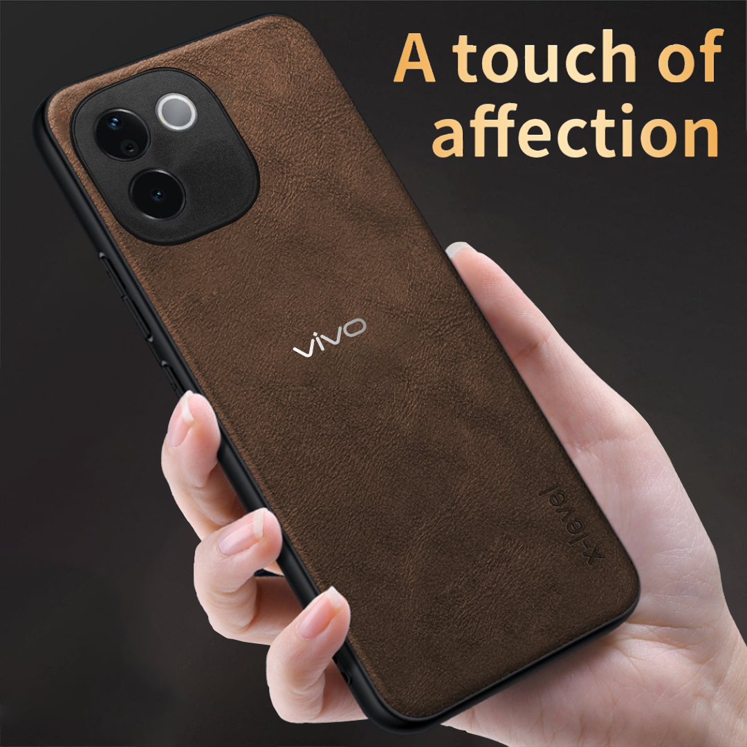VIVO T3 PRO 5G VINTAGE PU LEATHER PROTECTIVE BACK CASE