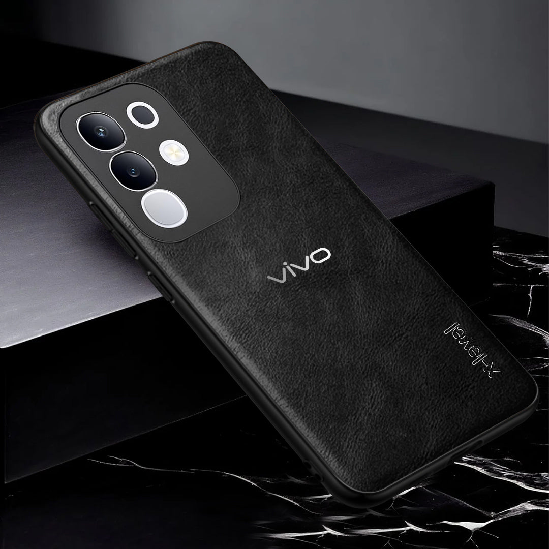VIVO Y31 PRO 5G VINTAGE PU LEATHER PROTECTIVE BACK CASE