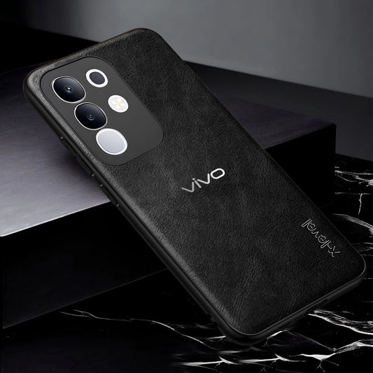 VIVO Y31 PRO 5G VINTAGE PU LEATHER PROTECTIVE BACK CASE