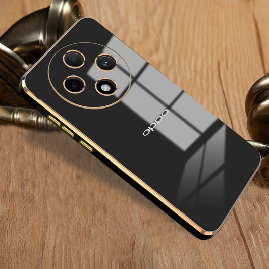 OPPO F27 PRO 5G ULTRA-SHINE GOLD ELECTROPLATED LUXURIOUS BACK CASE WITH CAMERA PROTECTION
