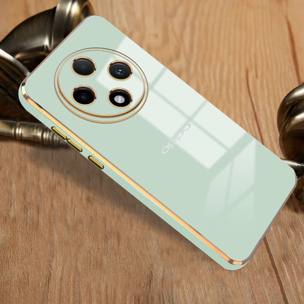 OPPO F27 PRO PLUS 5G ULTRA-SHINE GOLD ELECTROPLATED LUXURIOUS BACK CASE WITH CAMERA PROTECTION