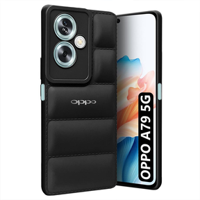 OPPO A79 5G THE PUFFER EDITION BLACK BUMPER BACK CASE