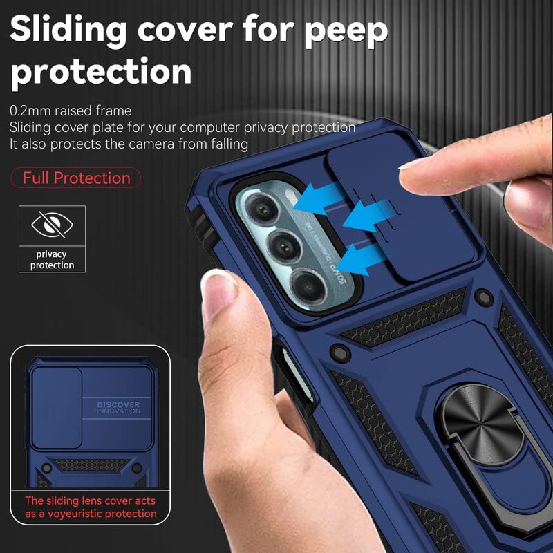 Motorola Moto G52 Armor Military-grade Case With Sliding Camera