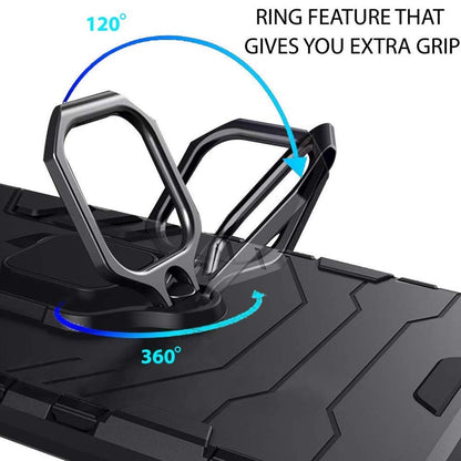 Armour Iron Man Case With Ring Holder For OnePlus 8T & OnePlus 9R