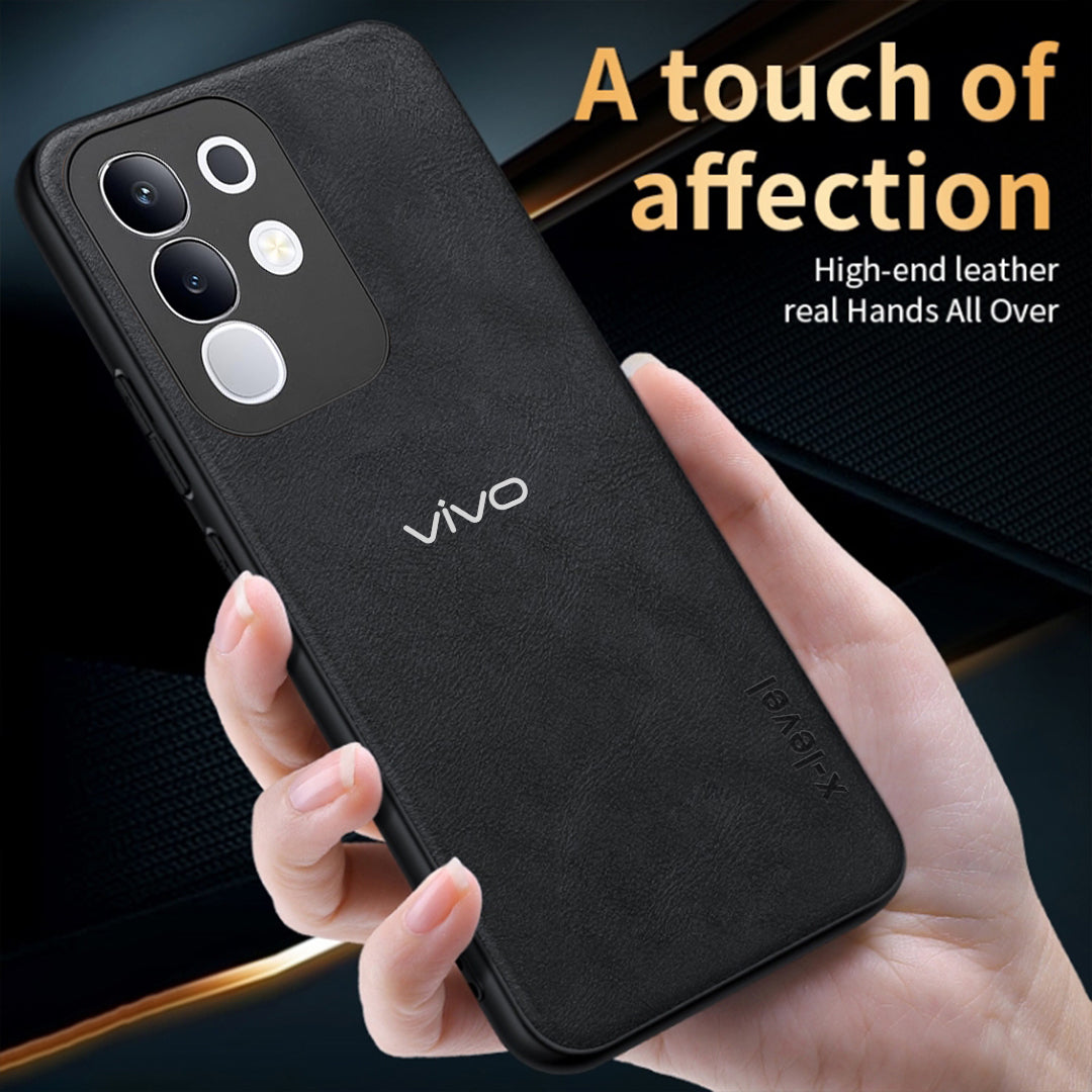 VIVO Y31 PRO 5G VINTAGE PU LEATHER PROTECTIVE BACK CASE