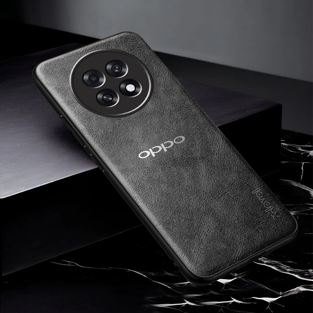 OPPO F31 PRO PLUS PU LEATHER PROTECTIVE BACK CASE WITH CAMERA PROTECTION