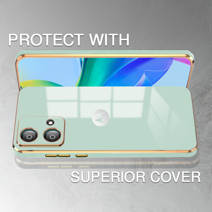 MOTOROLA EDGE40 NEO 5G ULTRA-SHINE GOLD ELECTROPLATED LUXURIOUS BACK CASE WITH CAMERA PROTECTION