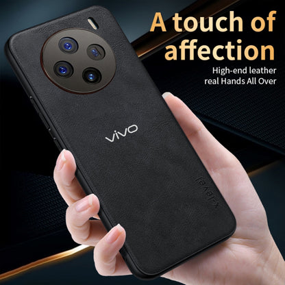 VIVO X100 5G Vintage Leather Stitched Protective Back Case Regular price