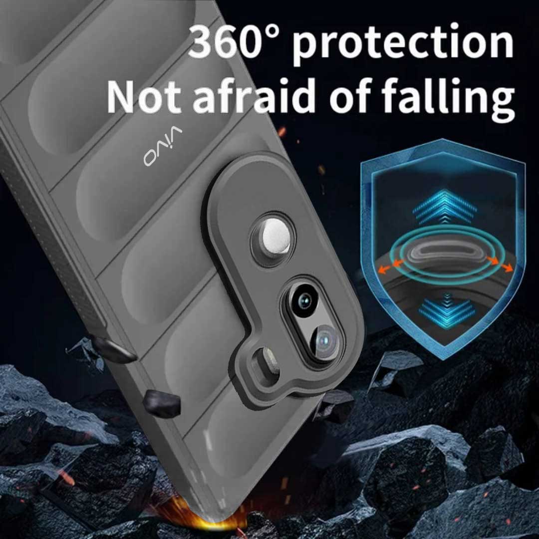 VIVO V40E 5G SHOCKPROOF COQUE BUMPER BACK CASE WITH LOGO