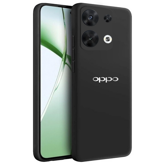 OPPO RENO 8 5G Liquid Silicone Velvet-Touch Silk Finish Protective Back Case