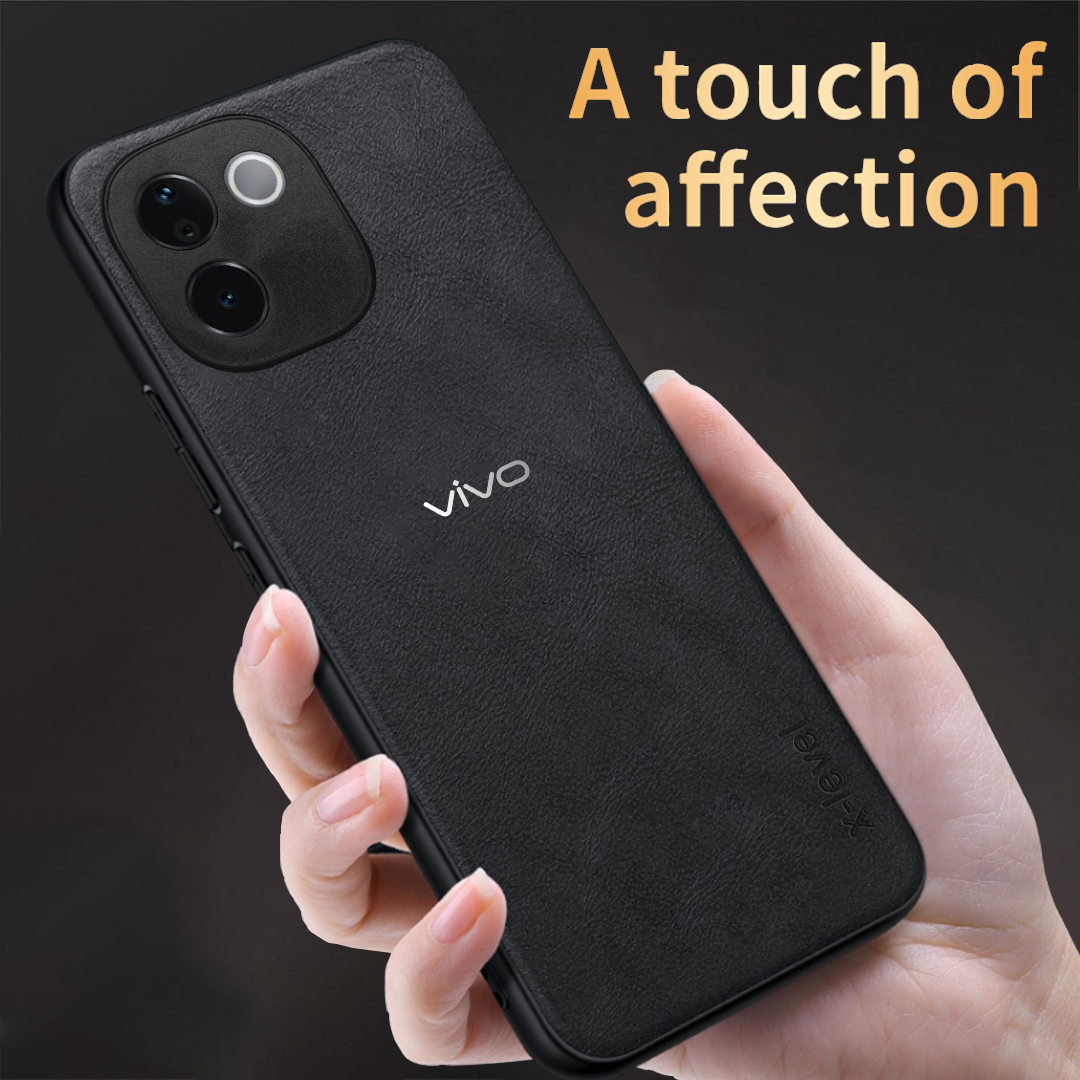 VIVO T3 PRO 5G VINTAGE PU LEATHER PROTECTIVE BACK CASE