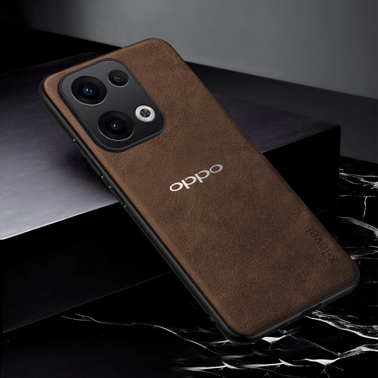 OPPO RENO 13 5G VINTAGE PU LEATHER PROTECTIVE BACK CASE