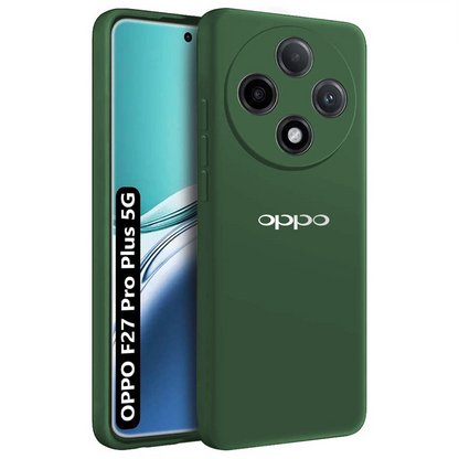 OPPO F27 PRO PLUS  5G Liquid Silicone Velvet-Touch Silk Finish Protective Back Case