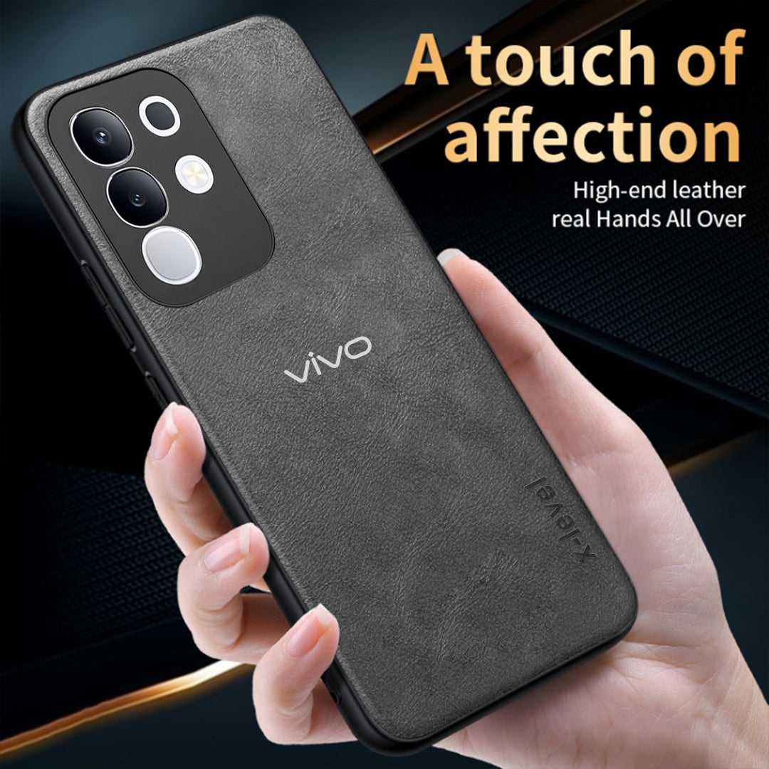 VIVO Y31 PRO 5G VINTAGE PU LEATHER PROTECTIVE BACK CASE