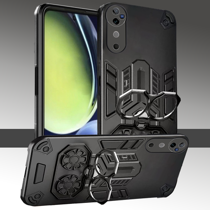 Vivo V40 5G Armor knight Series Camera Protection 2 in 1 Shockproof Phone Cover with Kickstand