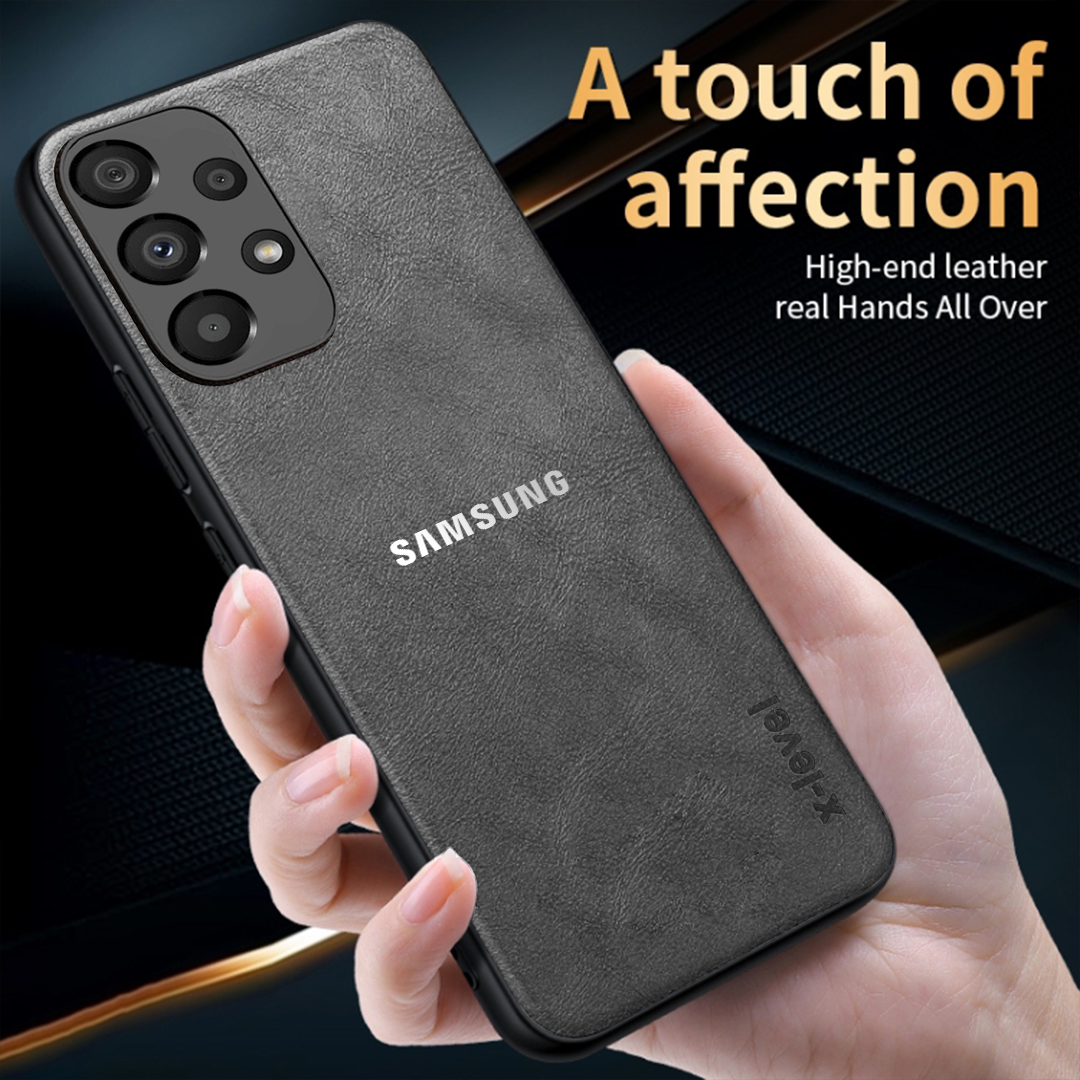Galaxy A73 5G VINTAGE PU LEATHER PROTECTIVE BACK CASE