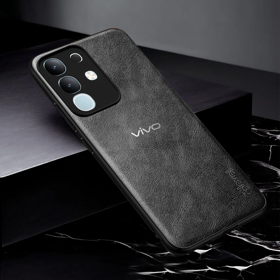 VIVO T4 X 5G VINTAGE PU LEATHER PROTECTIVE BACK CASE
