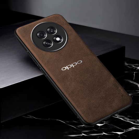 OPPO F31 PRO PLUS PU LEATHER PROTECTIVE BACK CASE WITH CAMERA PROTECTION