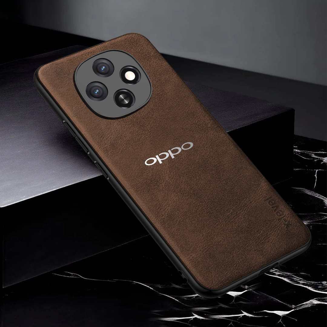 OPPO F31 PRO 5G PU LEATHER PROTECTIVE BACK CASE WITH CAMERA PROTECTION