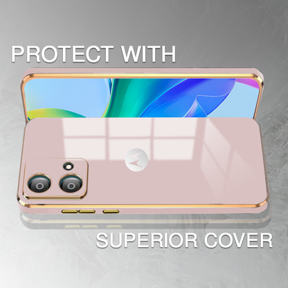 MOTOROLA EDGE40 NEO 5G ULTRA-SHINE GOLD ELECTROPLATED LUXURIOUS BACK CASE WITH CAMERA PROTECTION