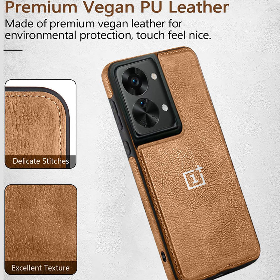 ONE PLUS 2T 5G HIGH QUALITY LEATHER PROTECTIVE BACK CASE