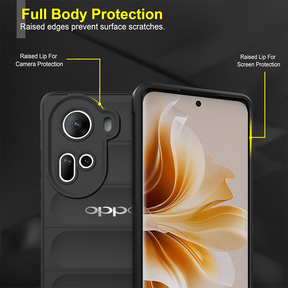 OPPO RENO 11 5G SHOCKPROOF COQUE BUMPER BACK CASE WITH LOGO