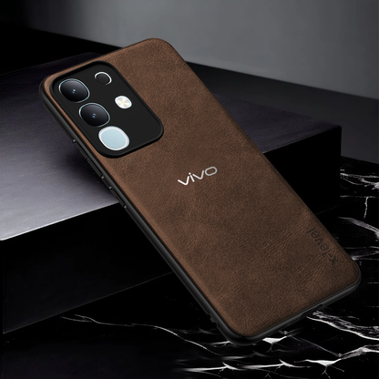 VIVO T4 X 5G VINTAGE PU LEATHER PROTECTIVE BACK CASE