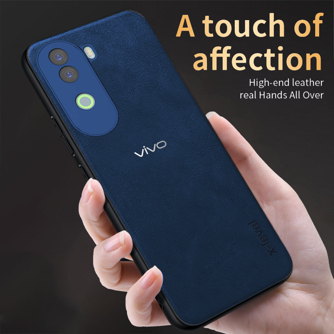 VIVO V40E 5G VINTAGE PU LEATHER PROTECTIVE BACK CASE