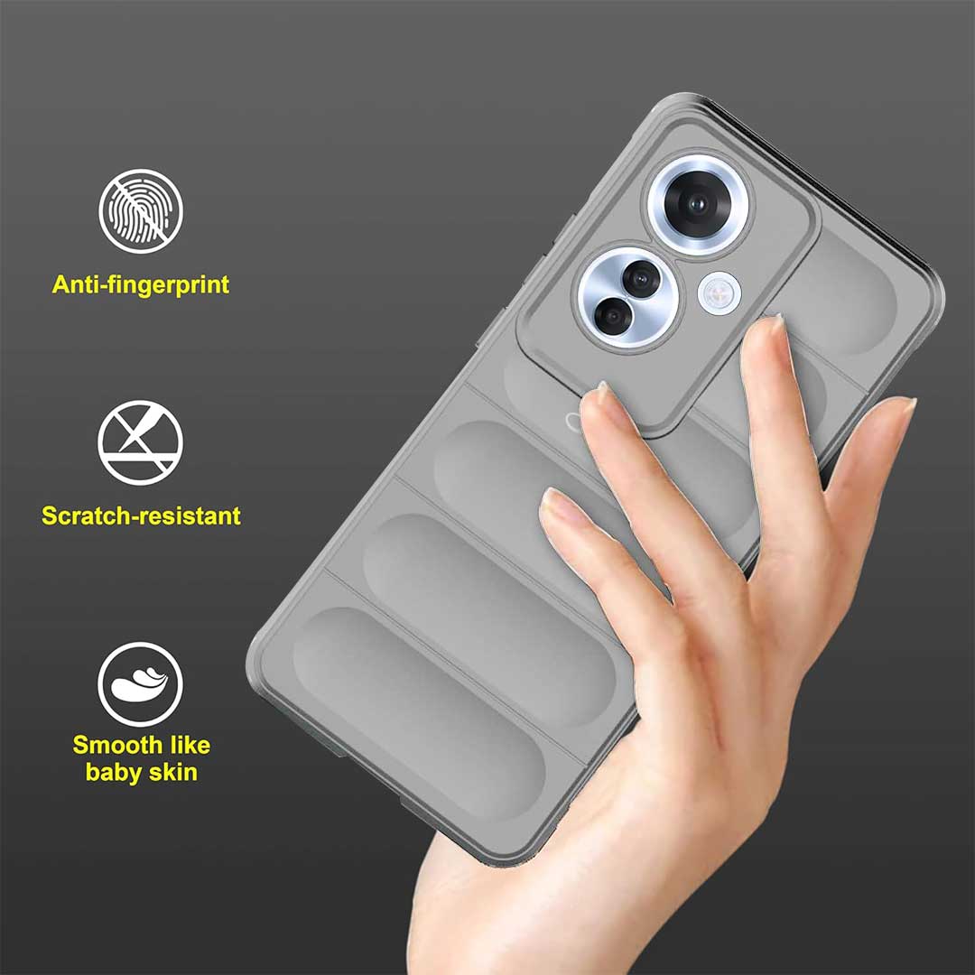 OPPO F25 PRO 5G SHOCKPROOF COQUE BUMPER BACK CASE WITH LOGO