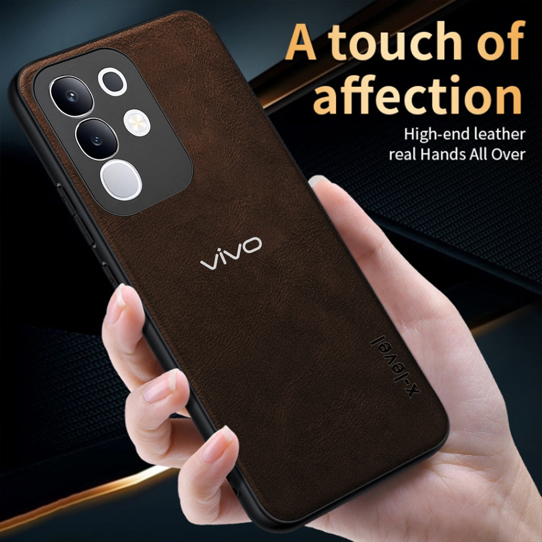 VIVO Y31 PRO 5G VINTAGE PU LEATHER PROTECTIVE BACK CASE