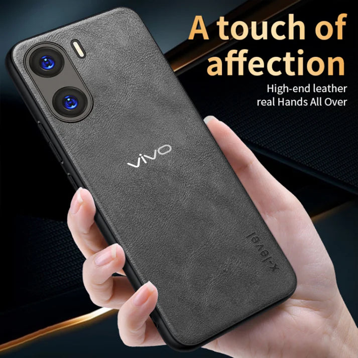VIVO V29E 5G VINTAGE PU LEATHER PROTECTIVE BACK CASE