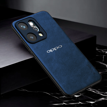OPPO RENO 14 5G VINTAGE PU LEATHER PROTECTIVE BACK CASE